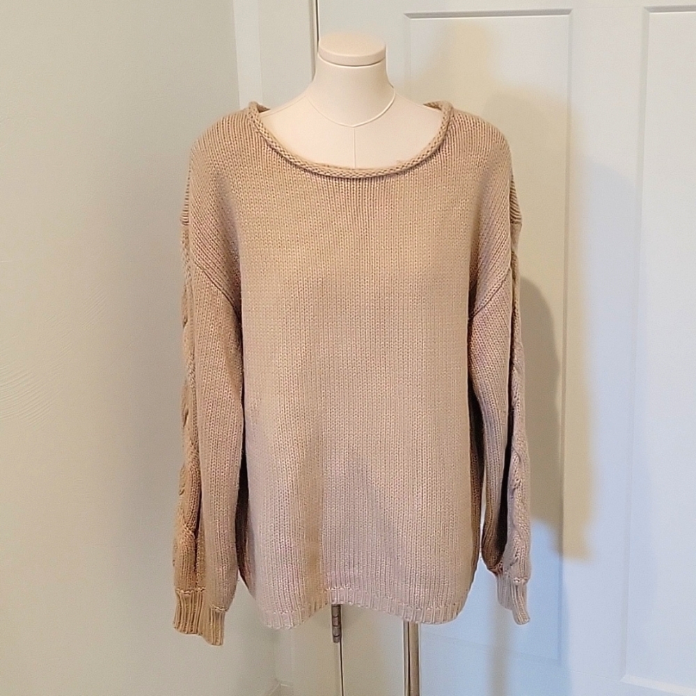 Tan Sweater Medium